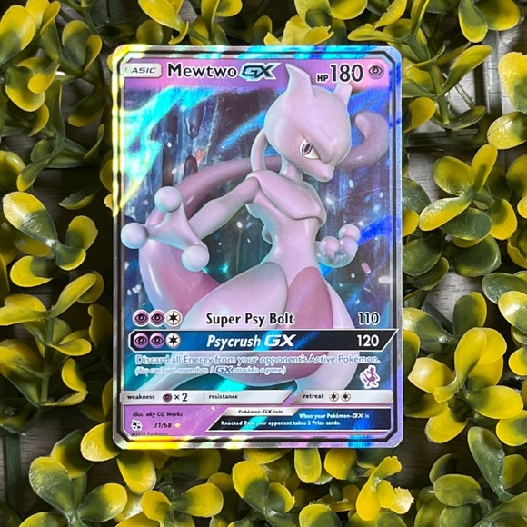 pokemon Other - Pokemon Hidden Fates Set ULTRA RARE Mewtwo GX 31/68 - Near Mint (NM)